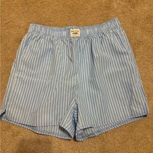 Urban Outfitters Blue and White Striped Women’s Shorts